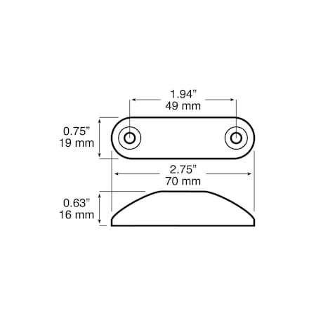 Peterson LED CLEARANCE LIGHT 168R